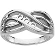 14K White Gold Mother's Ring - 3 Gemstone -- YOU CHOOSE THE COLORS!