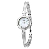 Bulova Women's 96L114 Bangle Bracelet Mother of Pearl Dial Watch