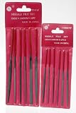 SE Needle File Set 6 x 100mm/6 x 140mm Dipped Handles