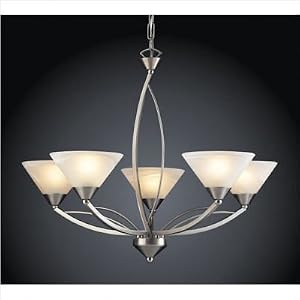 Elysburg 28 Chandelier in Satin Nickel by 