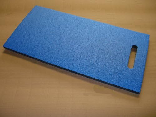 Kneeler / Seat Pad Indoor / Outdoor with Handle, Hybrid Blue/charcoal/blue 5/8"
