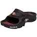 Reebok Little Kid NFL Mojo Slide Sandal,Black/Burgundy (49ers),3 M US Little Kid