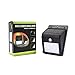 Solar Powered Bright LED Light, Motion Sensor, Detector Wireless Security Outdoor Peel 'N Stick - No Battery Required -Waterproof - Motion Sensor-Detector Activated /Dusk