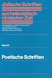 J&uuml;dische Schriften aus  hellenistisch-r&ouml;mischer Zeit (JSHRZ): Einbanddecke zu den Lieferungen 1-3: 4 - 