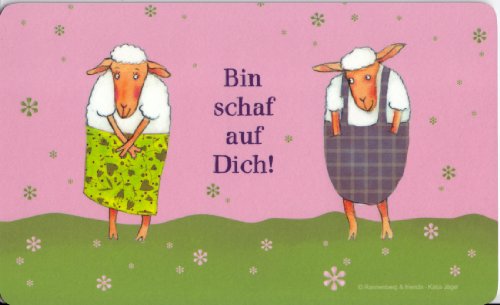 Frühstücksbrettchen: "Bin schaf auf Dich! "