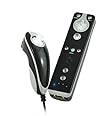 Collective Minds Black/Grey Remote with Motion Plus Support and Nunchuck Deluxe Kit featuring 7 Color Lighting System