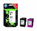 HP 301 Combo Pack Cartridges -Black/Tri Colour