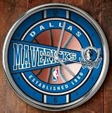 Dallas Mavericks Chrome Wall Clock