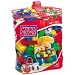 Mega Bloks - Brand, 80 Peices, Primary Colors with Storage Bag
