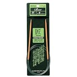 Clover Takumi Bamboo Circular 36-Inch Knitting Needles, Size 9