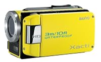 Sanyo VPC-WH1 HD Waterproof Flash Memory Camcorder w/ 30x Optical Zoom (Yellow)