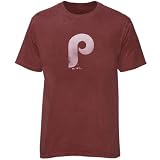 Majestic Philadelphia Phillies Heather Red Cooperstown Logo Big Time Play T-shirt