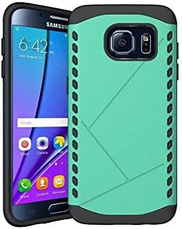 Galaxy S7 Edge Case, WITCASE® [Slim Fit] Rugged Hybrid Dual Layer Armor Defender Shockproof Protective Cover Case Impact Resistant Bumper with Cushioned Corner for Samsung Galaxy S7 Edge (2016) (teal)