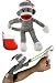 Slingshot Flying Sock Monkey in the Christmas Socks With Tarzan Call Sound