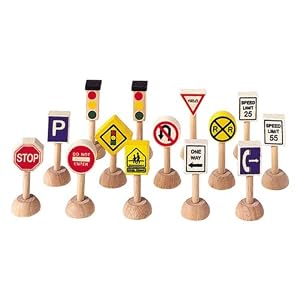 Plan Toys City Traffic Signs & Lights (USA Version)