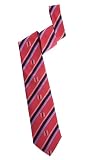 Contemporary Diags Woven Tie in red