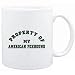 Mug White " PROPERTY OF MY American Foxhound " Dogs