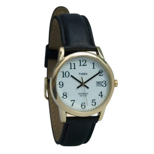 Easy Reader by Timex (Leather Band) - Large Print