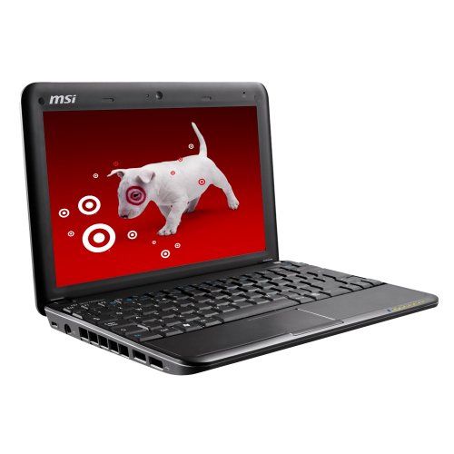 MSI Wind U100-641US 10-Inch Black Netbook - 3 Cell Battery