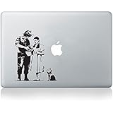 Banksy Wizard of Oz Stop and Search Vinyl Decal for Macbook (13/15), Laptop or Guitar