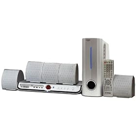 Curtis DVD5041 5.1 Channel DVD Home Theater System (White)