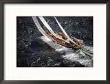 1972 Bermuda Race Newport Rhode Island, USA Framed Photographic Poster Print, 21x17