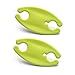 Medium Bobino Cord Wrap, Green (set of 2)