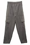 Mens Fleece Lined Cargo Sweatpants in Grey, Size Medium Mens Fleece Lined Cargo Sweatpants in Grey, Size Medium