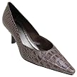 BCBGirls Pointed–toe Millennium Croc–Print Pumps