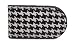 Houndstooth Leather Moneyclip