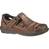 Hush Puppies Men's Backrush Closed-Toe Fishermen Sandal,Brown,9 XW US