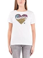 Nike Hurley Camiseta Manga Corta Instinct Perfect Crew (Blanco)