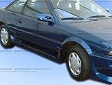 1988-1991 Toyota Corolla 2dr Bomber Sideskirts