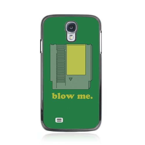 Generic (Funny BLOW ME Video Game) Hard Plastic and Painted Aluminum Hybrid Case for Samsung Galaxy S4 (I9500 / I9505 / I9505G) / SGH-i337