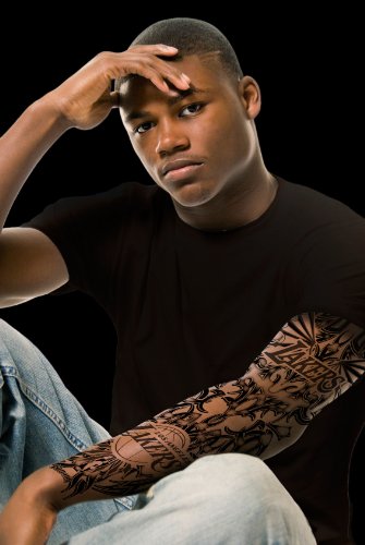 Fan's Ink NBA Los Angeles Lakers Tribal Tattoo African American