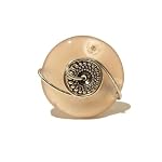 Chalcedony Pendant 09 Wire Wrapped Pink Silver Crystal Healing Gemstone Rock Natural Round Size 8