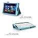 [Corner Protection] Lenovo TAB S8-50 Tablet Case Cover, FYY Premium Soft Folio Leather Case for Lenovo TAB S8-50 Tablet Cyan (With Auto Wake/Sleep Feature)