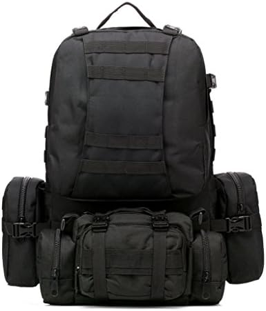 50L Large Molle Tactical Assault Outdoor Military Rucksacks Backpack Camping Bag in