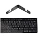 AmazonBasics Bluetooth Keyboard with Mini Travel Stand for iPad, New iPad Mini, iPhone (Black)