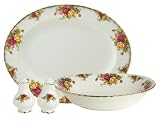 Royal Doulton-Royal Albert Old Country Roses 4-Piece Serving Set