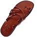 Unisex Adults/Children Genuine Leather Biblical Sandals / Flip flops (Jesus - Yashua) Bethlehem Style I - Holy Land Market Camel Trademark