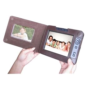ATMT PHOTO-560 5.6-Inch Digital Photo Album with Leather finish (Black)