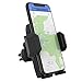 Cell Phone Holder for Car, Universal Car Air Vent Mount with Adjustable Compatible with iPhone 11 Pro Max XS XS Max XR X 8 8+ 7 7+ SE 6s 6+ 6 5s Samsung Galaxy S10 S9 S8 S7 and More (Black)