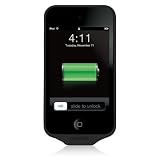 Mophie Juice Pack Air Case and 1000 mAh Rechargeable Battery for iPod touch 4th Gen (Black)