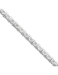 Sterling Silver Diamond Tennis Bracelet