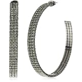 Leslie Danzis Crystal With Gunmetal Plating Ho
