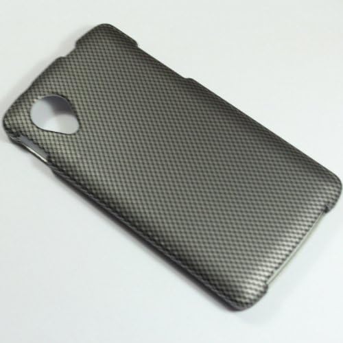 Phone Case LG Google Nexus 5 D820 Carbon Fiber Design Rubberized Protector Cover+ FREE PRIMO DESIGN CARTOON FOLDABLE TOTE BAG