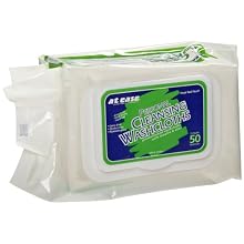 Hospeco At Ease HS-3899 Pre-Moistened Wipes in Soft Pack with Flip Top (12 Packs of 50)