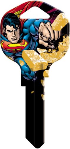 Superman Bricks Kwikset KW1 House Key