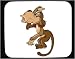 Decorated Mouse Pad with confused, monkey, confusion, animal
